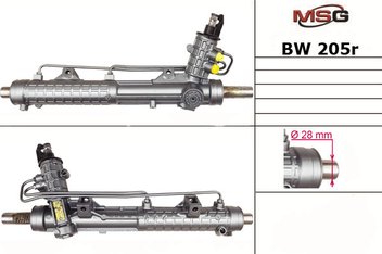 msg-bw205r Рулевая рейка восстановленная MSG BW 205R